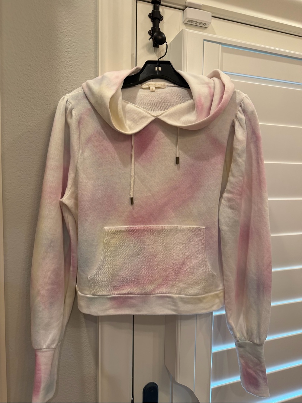 LoveShackFancy Tie-Dye Pastel Hoodie Sweatshirt. Size Small